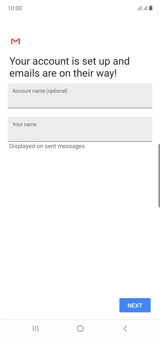 Press the field below 