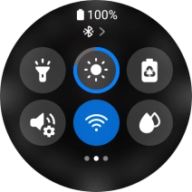 Press the low power mode icon.