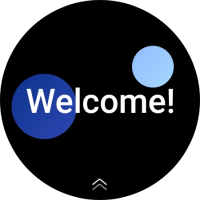 Slide your finger upwards starting from the bottom of the screen.