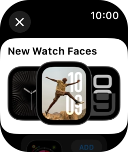 Turn the Digital Crown to see the different watch faces.