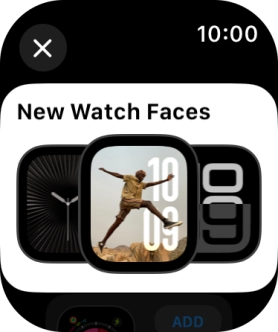 Turn the Digital Crown to see the different watch faces.