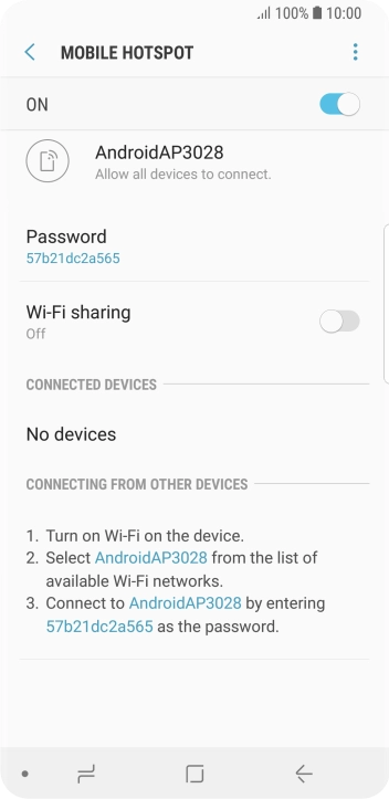 Press the Home key to return to the home screen.