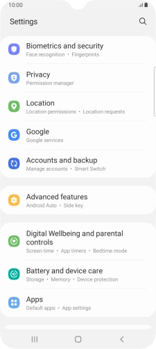 Press Accounts and backup.