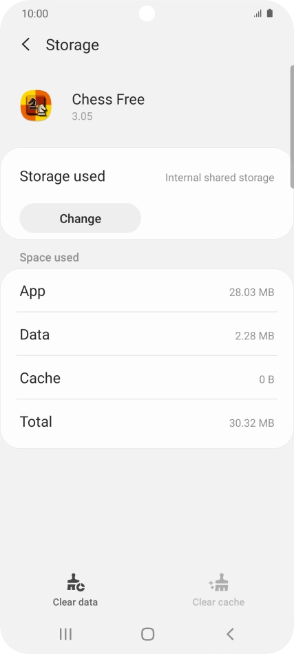 Press the Home key to return to the home screen.