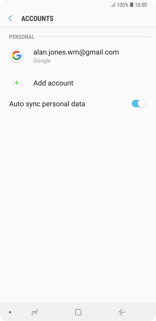 Press the Home key to return to the home screen.