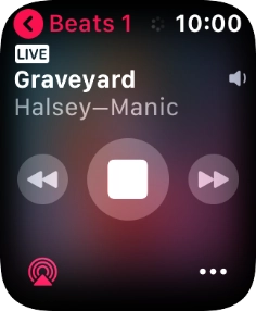 Press the Digital Crown twice to return to the home screen.