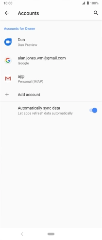 Press the Home key to return to the home screen.