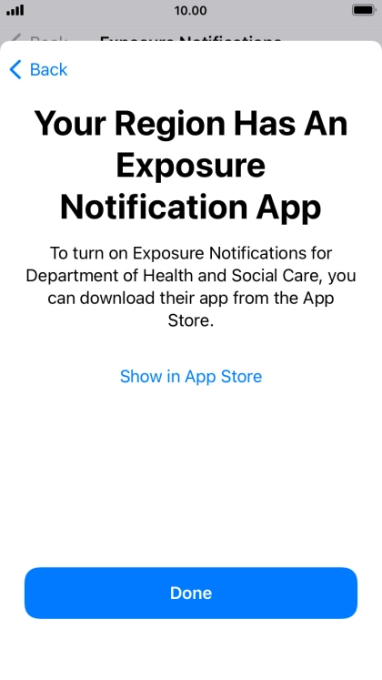 Press Show in App Store and follow the instructions on the screen to download and install the app.