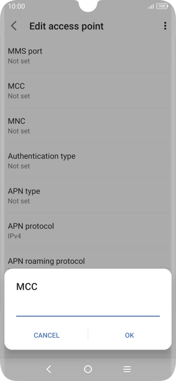 Key in 234 and press OK.