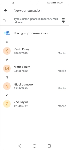 Press the field next to 