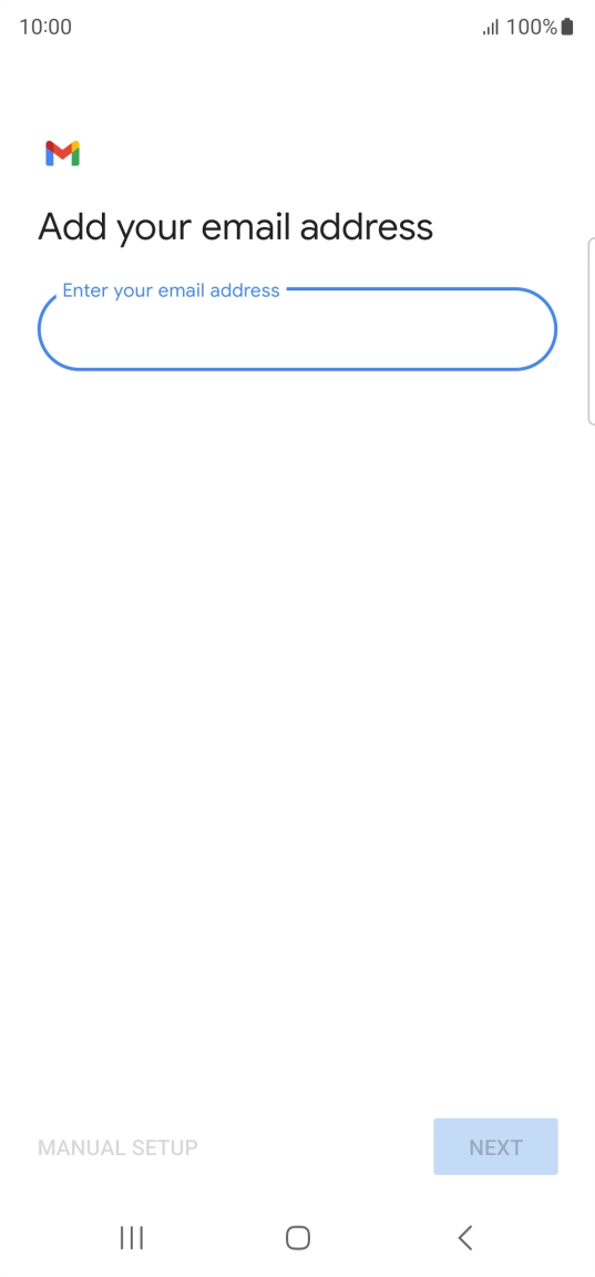 Press the field below 