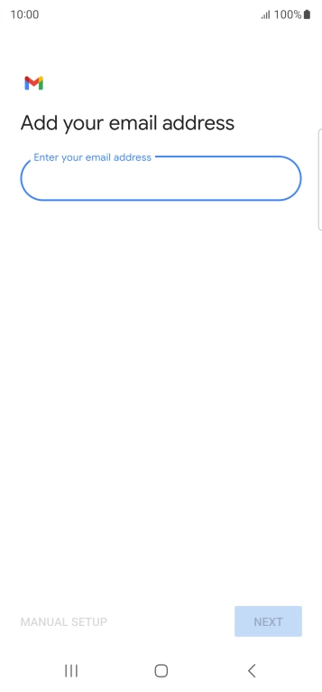 Press the field below 