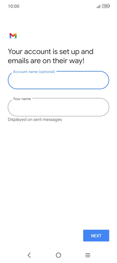 Press the field below 