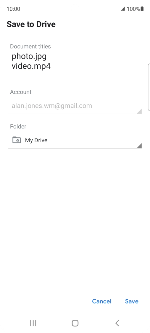 Press the field below 