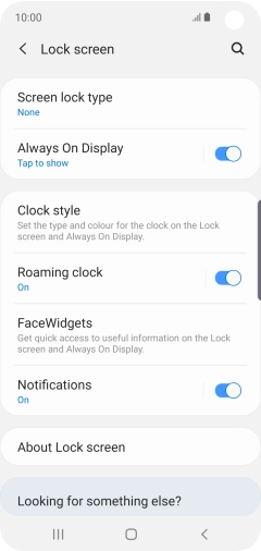 Press the Home key to return to the home screen.