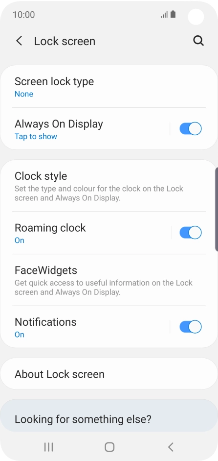 Press the Home key to return to the home screen.