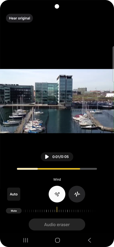 Press the required sound type.