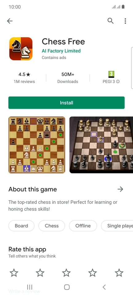 Press the Home key to return to the home screen.