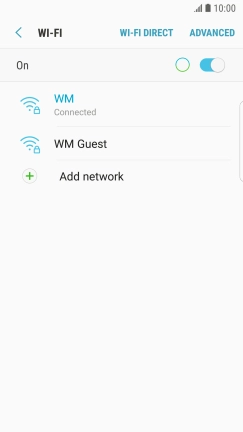 Press the Home key to return to the home screen.