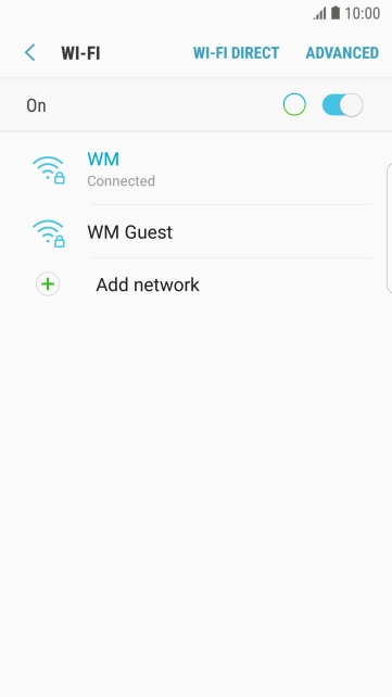 Press the Home key to return to the home screen.