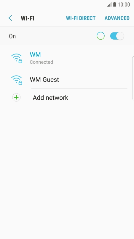 Press the Home key to return to the home screen.