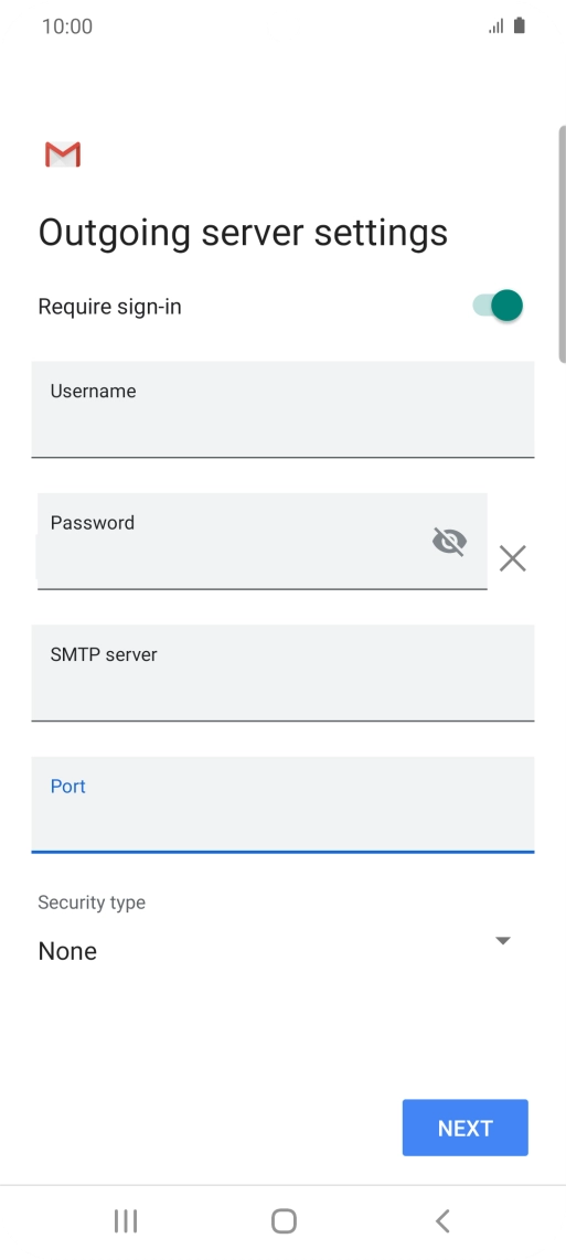 Press the drop down list below 