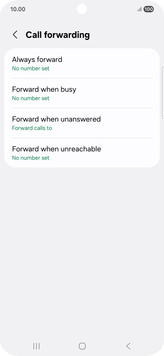 Press the Home key to return to the home screen.
