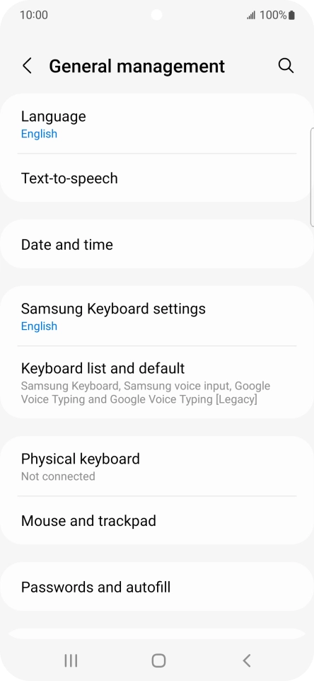 Press Date and time.