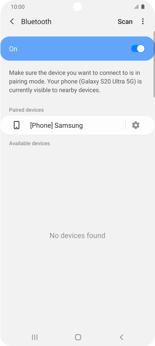 Press the Home key to return to the home screen.