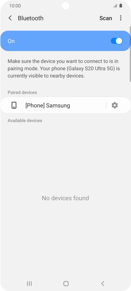 Press the Home key to return to the home screen.