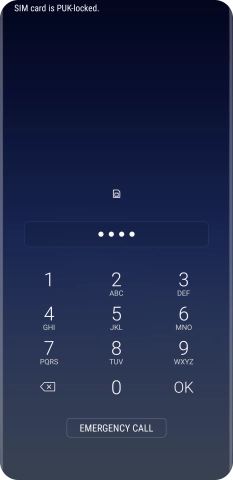 If you're asked to key in your PIN, do so and press OK. The default PIN is 1111.