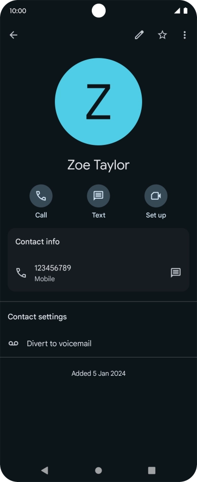 Press the Home key to return to the home screen.