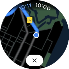Press the close icon.