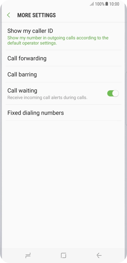 Press Show my caller ID.