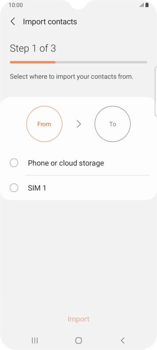 Press the name of the SIM.