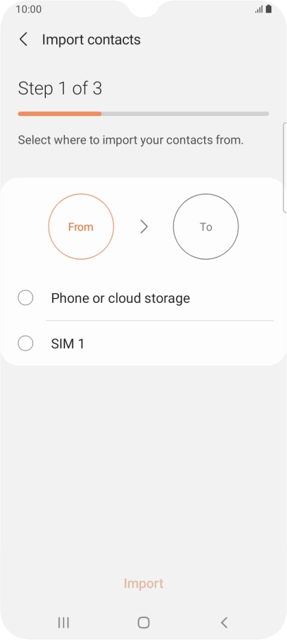 Press the name of the SIM.