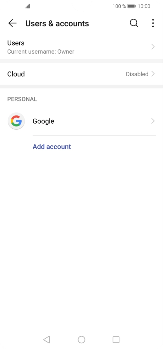 Press the Home key to return to the home screen.
