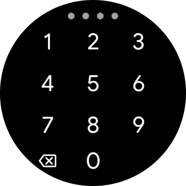 Key in the required PIN and follow the instructions on the screen to create a PIN as lock code.