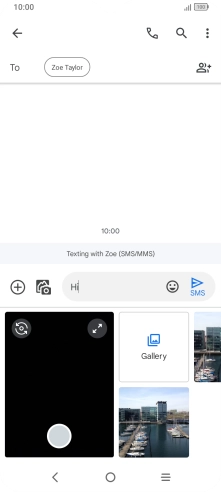 Press Gallery and go to the required folder.