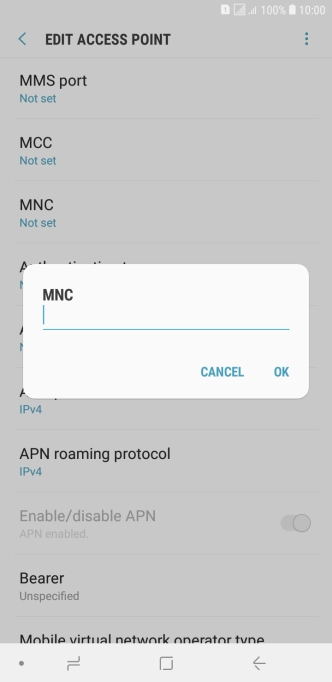 Key in 33 and press OK.