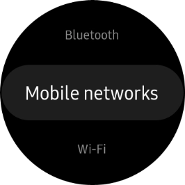 Press Mobile networks.