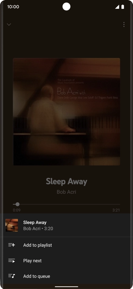 Press Add to playlist.