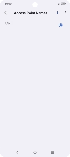 Press the new data connection icon.