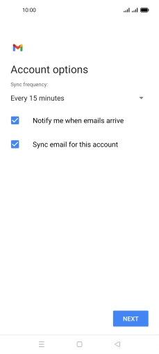 Press the drop down list below 