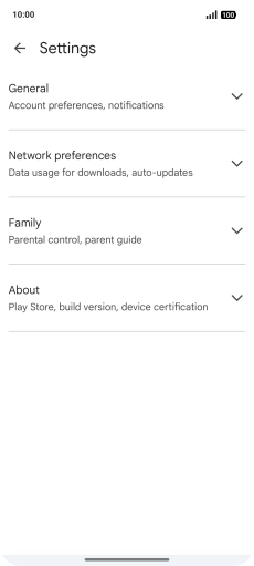 Press Network preferences.