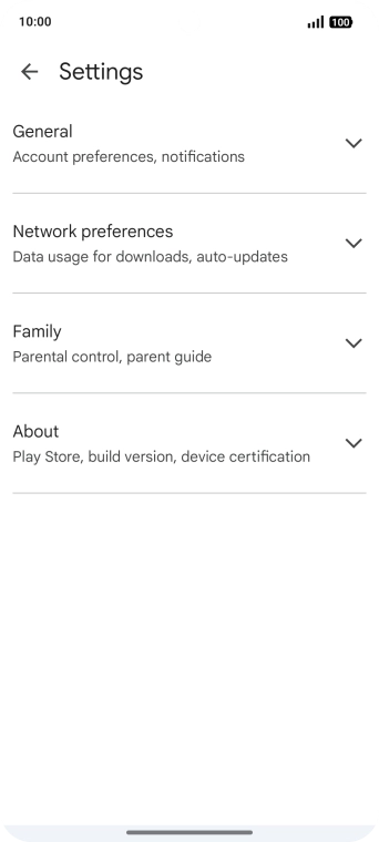Press Network preferences.