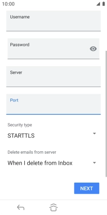 Press the drop down list below 