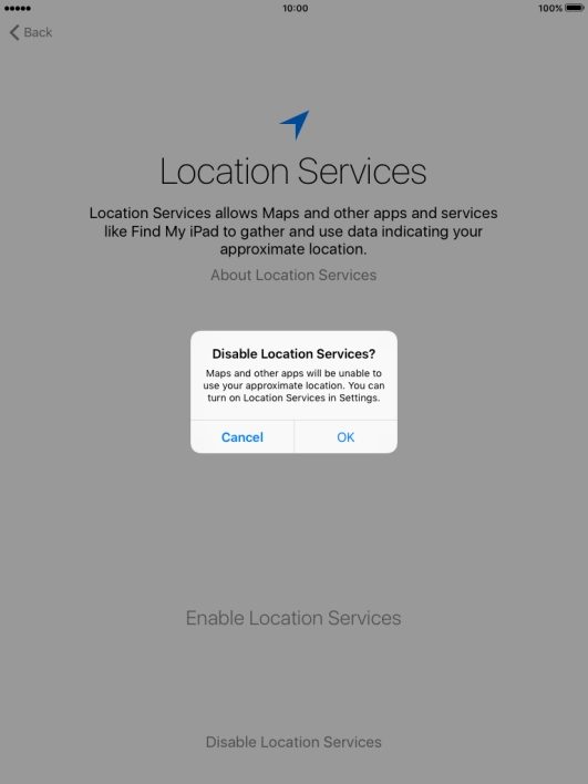 If you turn off the function, press OK.