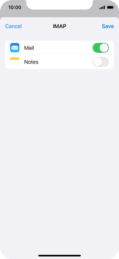Press Save. Your email account has now been set up. To select more settings for incoming and outgoing server, proceed with the following steps.