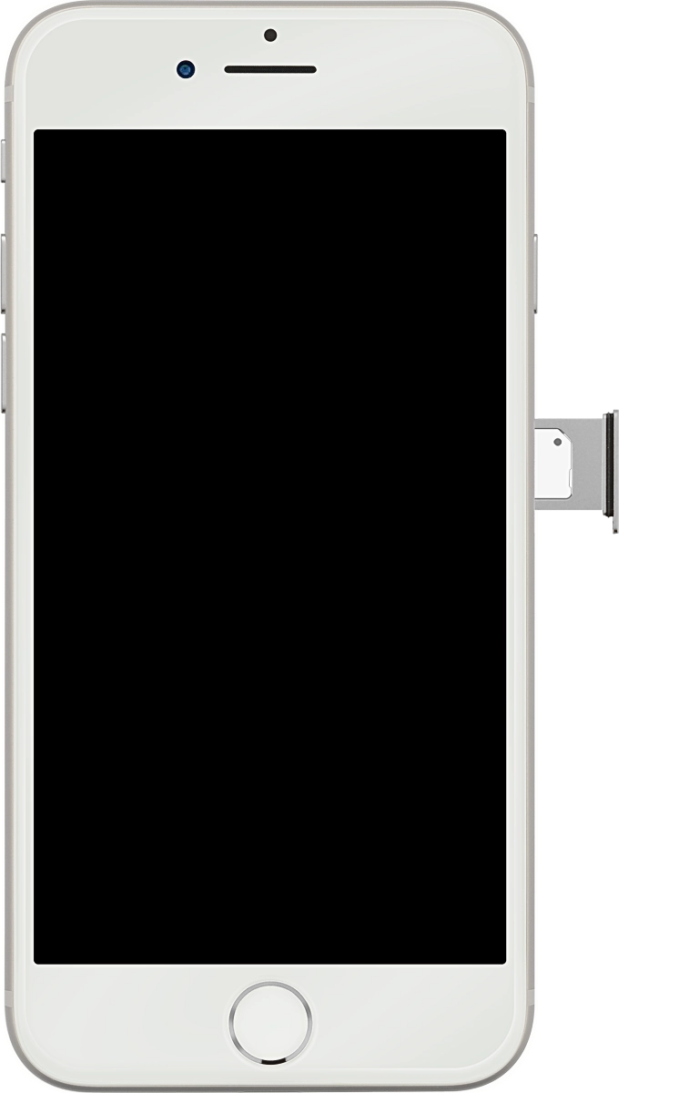 Place your SIM in the SIM holder and insert the SIM holder into your phone.